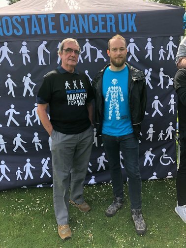 Supporting the March for Men event in Cannon Hill Park, June 2019.